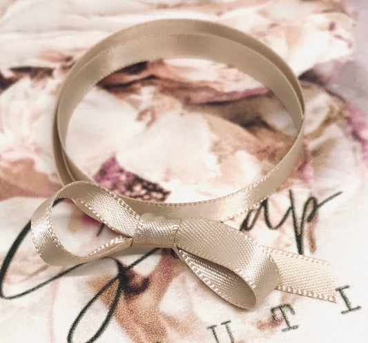 Vandoros Stone Poly-Satin Ribbon 6mm