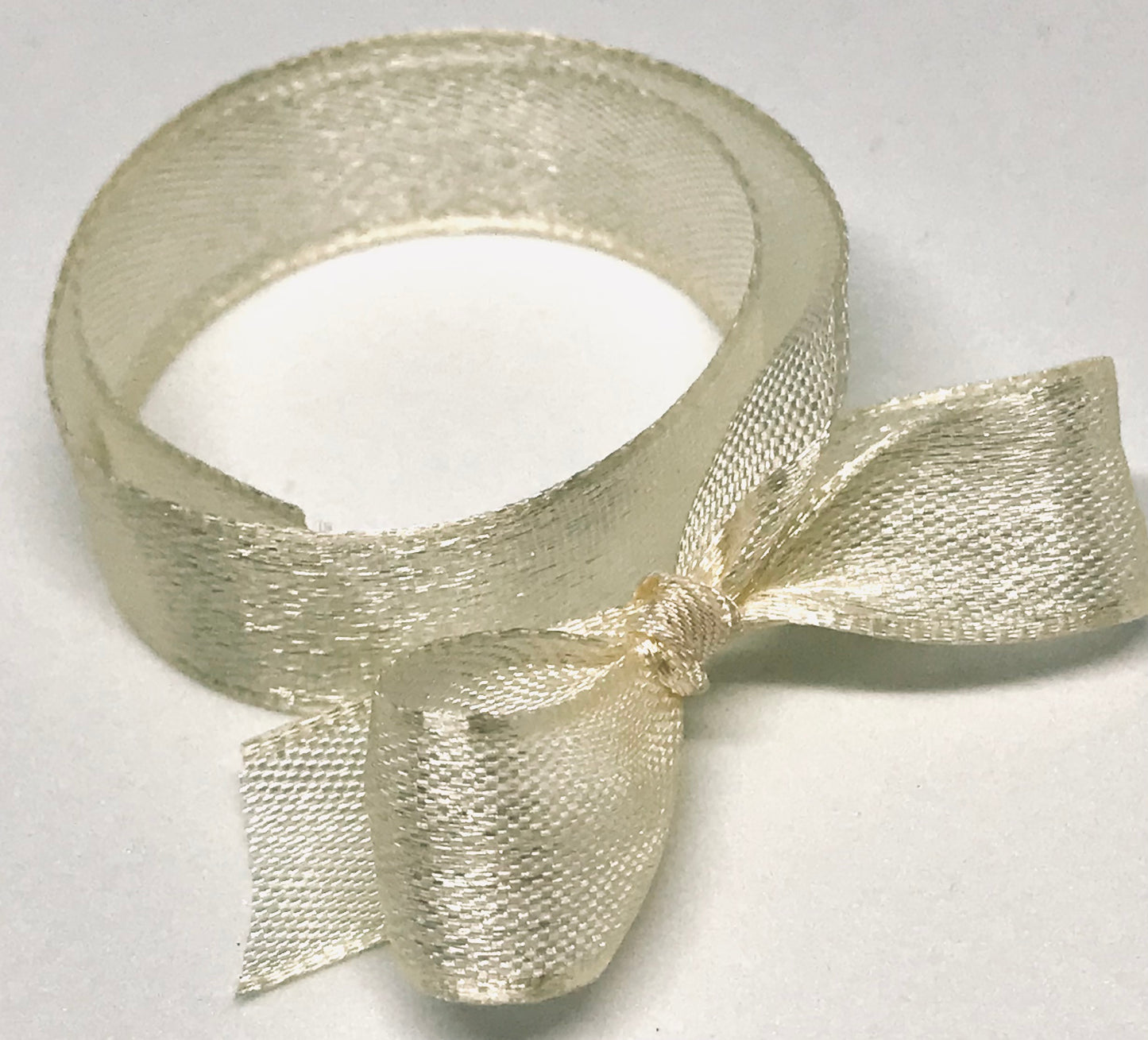 Vandoros Ivory Monet Silk Ribbon 13mm