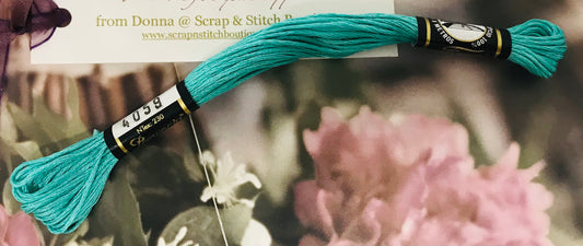 Presencia Finca Mouline Sea Green Embroidery Cotton