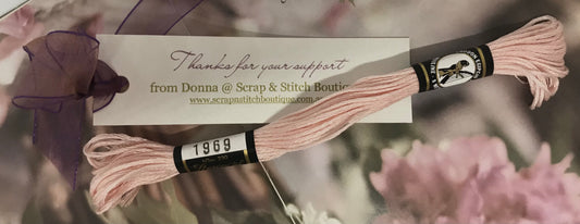 Presencia Finca Mouline Very Light Shell Pink Embroidery Cotton