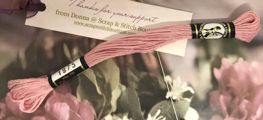 Presencia Finca Mouline Medium Shell Pink Embroidery Cotton