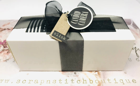 Scrap & Stitch Boutique Black / White Ribbon Kit