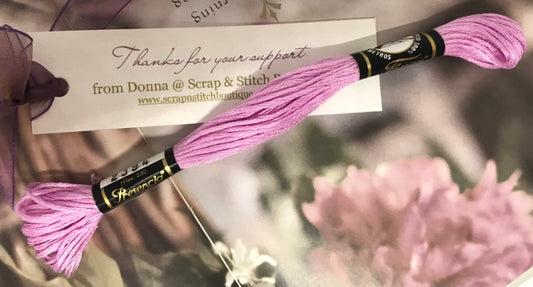 Presencia Finca Mouline Very Light Plum Embroidery Cotton