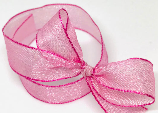 Vandoros Rose Monet Silk Ribbon 13mm
