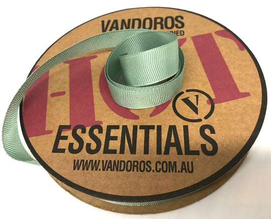 Vandoros Eucalyptus Hot Essentials Grosgrain Ribbon 15mm