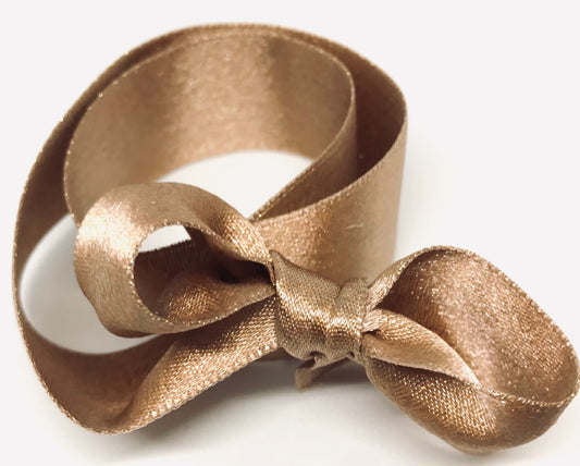 Vandoros Rose Gold Metallic Ribbon 25mm