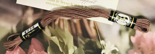 Presencia Finca Mouline Dark Taupe Embroidery Cotton