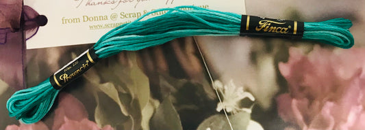 Presencia Finca Mouline Variegated Sea Green Embroidery Cotton