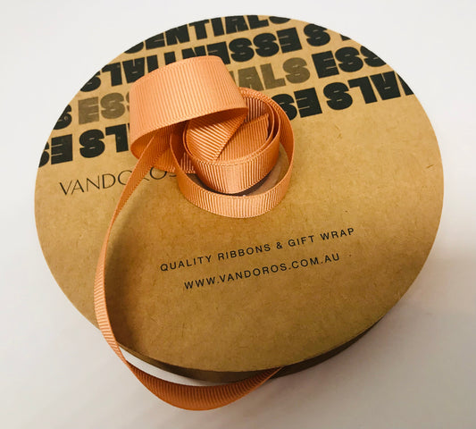 Vandoros Copper Essentials Grosgrain Ribbon 15mm