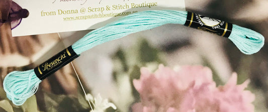 Presencia Finca Mouline Light Seagreen Embroidery Cotton