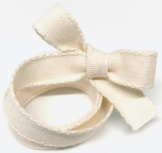 CT Craft Ivory Cotton Ribbon 10mm